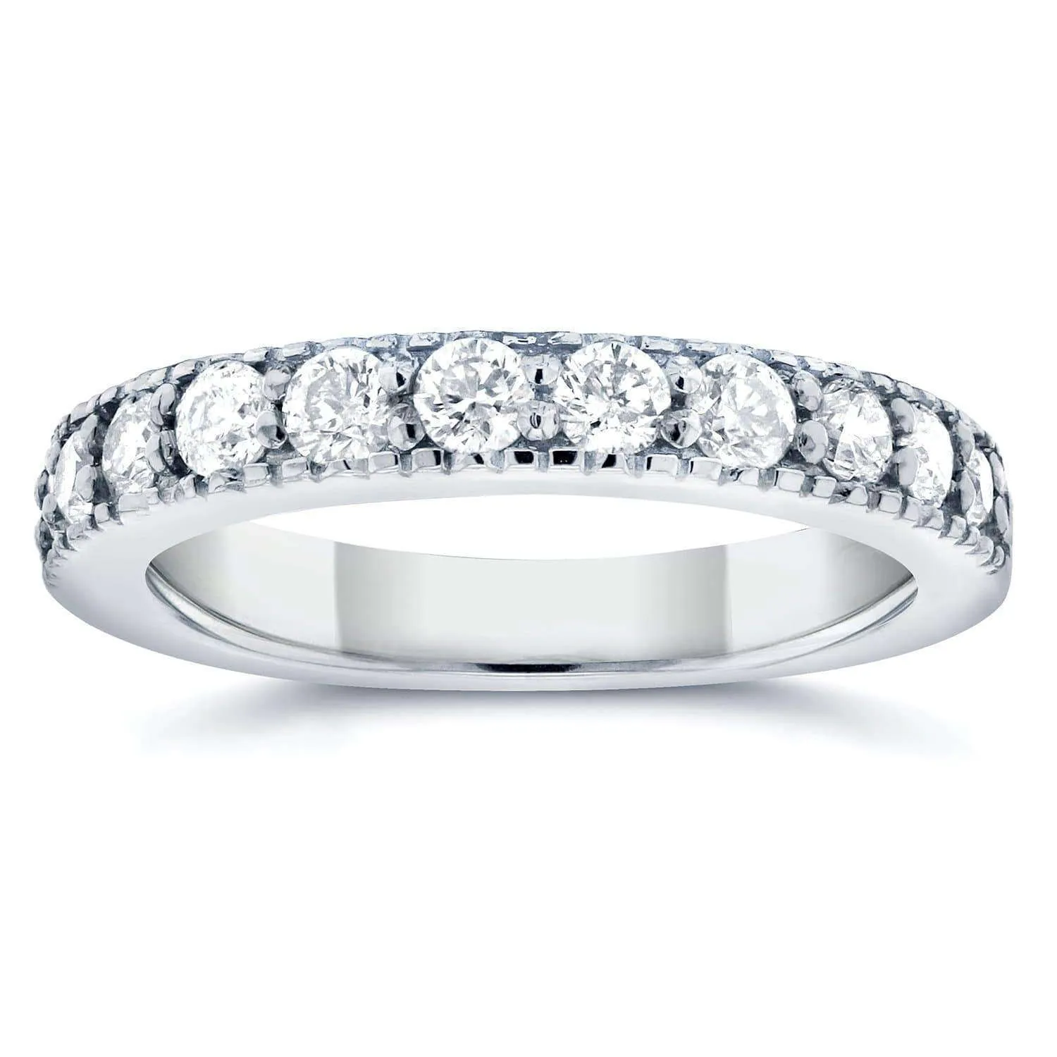 1/2ct.tw Milgrain Pave Diamond Band