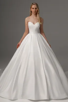 2 in 1 Wedding Dress Steltella With Detachable Skirt Protea