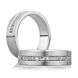 A. JAFFE Men's Diamond Wedding Band