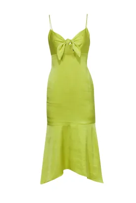 Aidan Mattox - Yellow Bust Tie Maxi Gown Sz 4