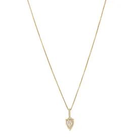 Arrow Necklace - Champagne Diamond