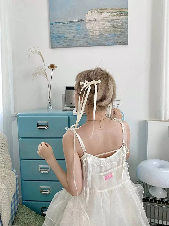 [August Unicorn] Angel Shell Princess transparent outer dress