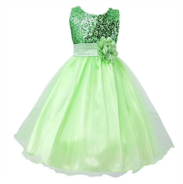 Baby Sequin and Wedding Sleeveless Princess Dress