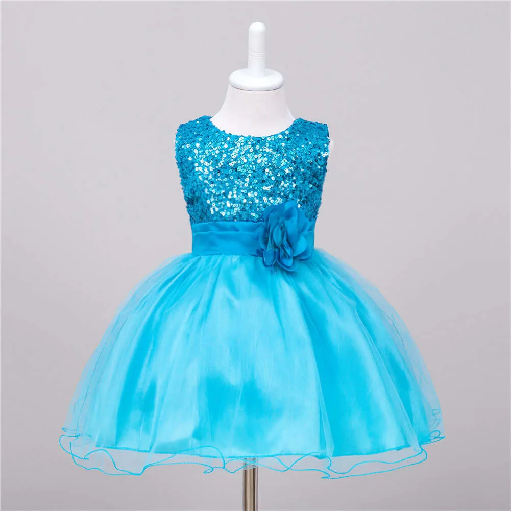 Baby Sequin and Wedding Sleeveless Princess Dress