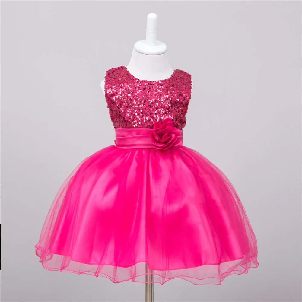 Baby Sequin and Wedding Sleeveless Princess Dress