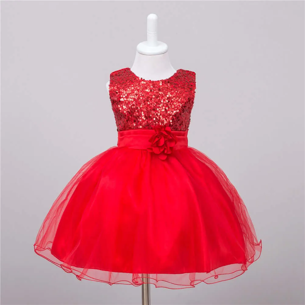 Baby Sequin and Wedding Sleeveless Princess Dress