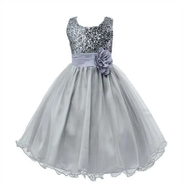 Baby Sequin and Wedding Sleeveless Princess Dress