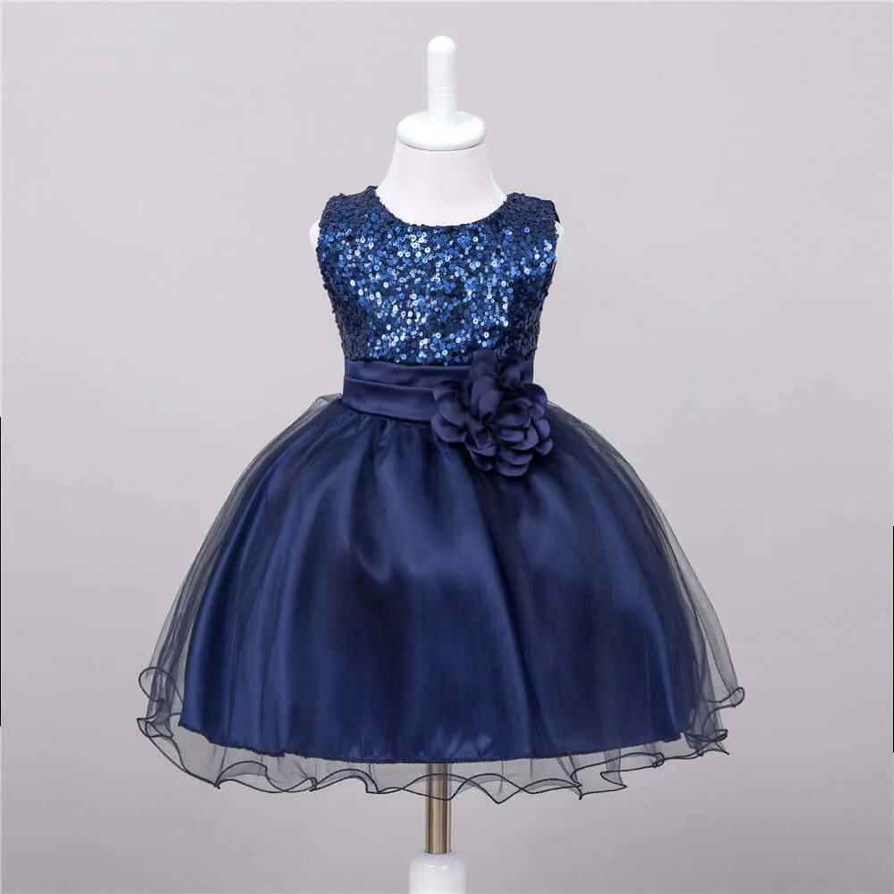 Baby Sequin and Wedding Sleeveless Princess Dress