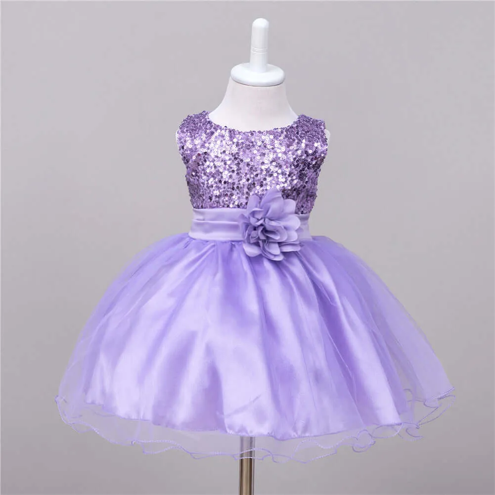 Baby Sequin and Wedding Sleeveless Princess Dress