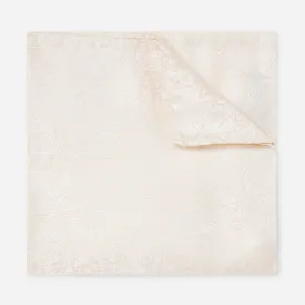 Ceremony Paisley Light Champagne Pocket Square