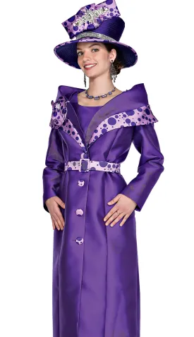 Champagne Italy Church Dress 6014-Purple