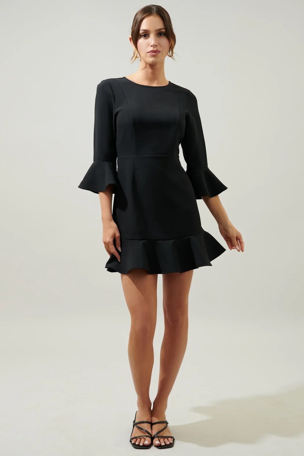 Chelsea Ruffle Mini Dress