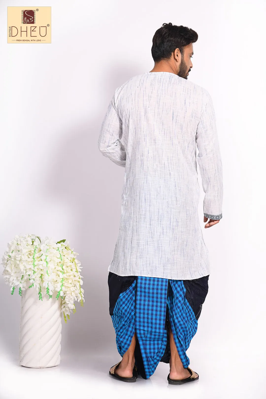 Dheu Exclusive Designer Dhoti(Optional)Kurta Set