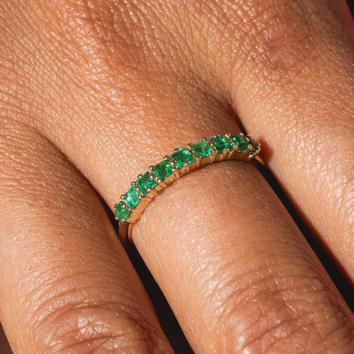 Emerald Evie Ring