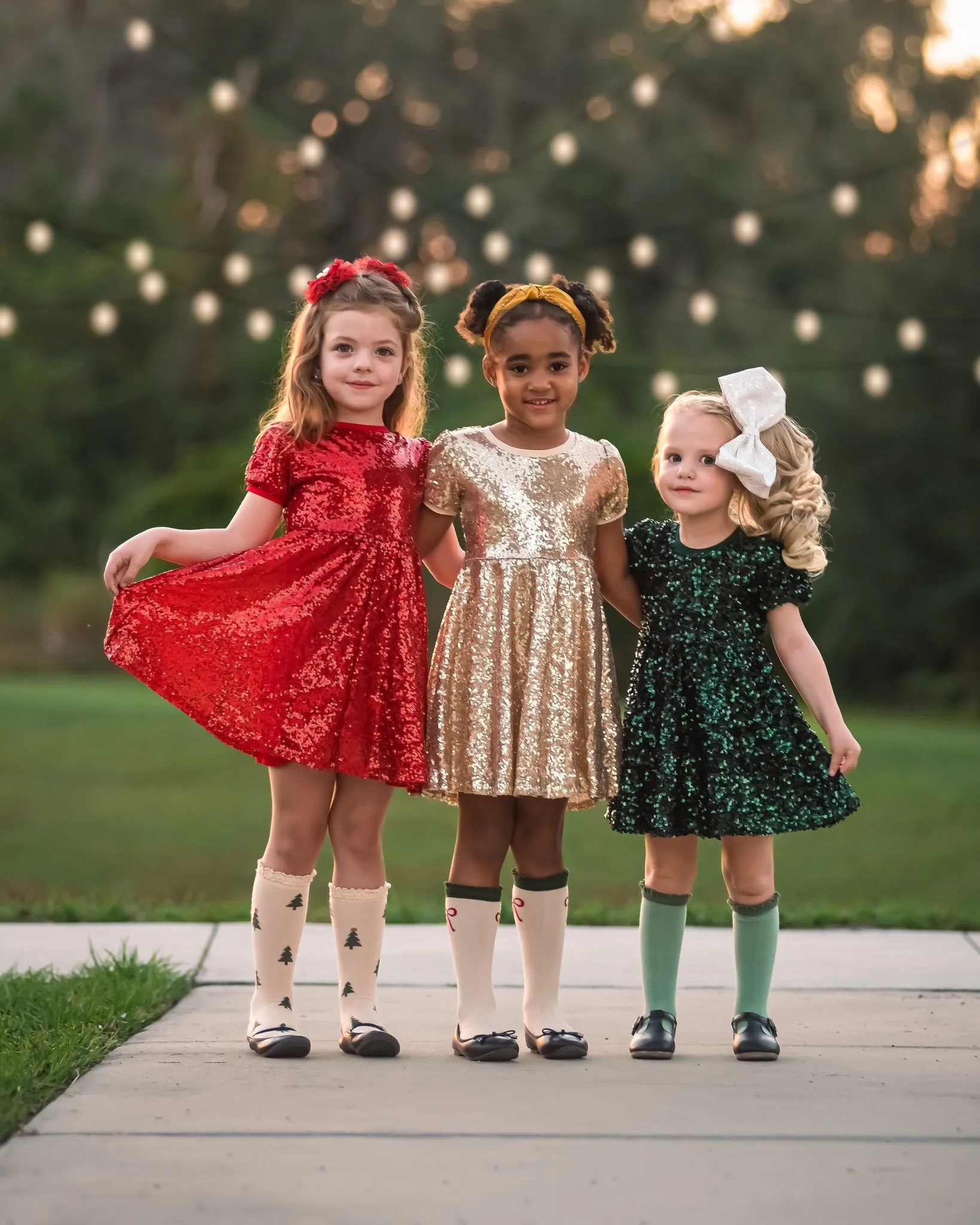 EVA RED SPARKLE DRESS READY TO SHIP!