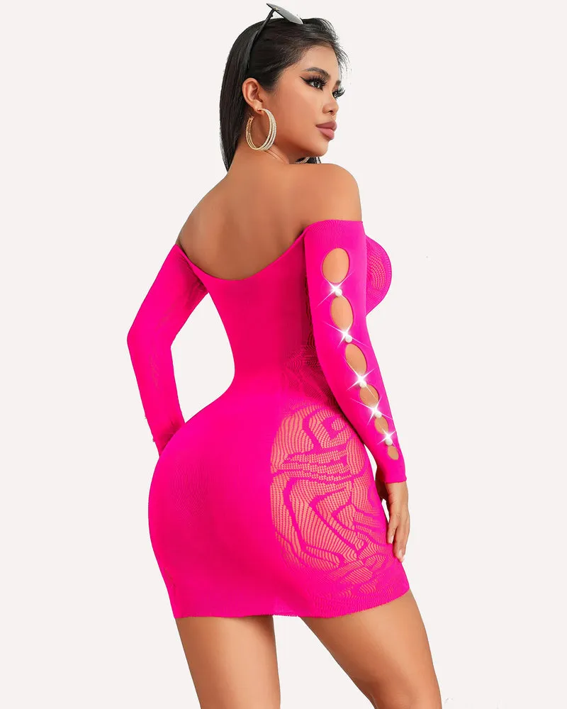 Fishnet Lingerie Bodycon Mini Dress