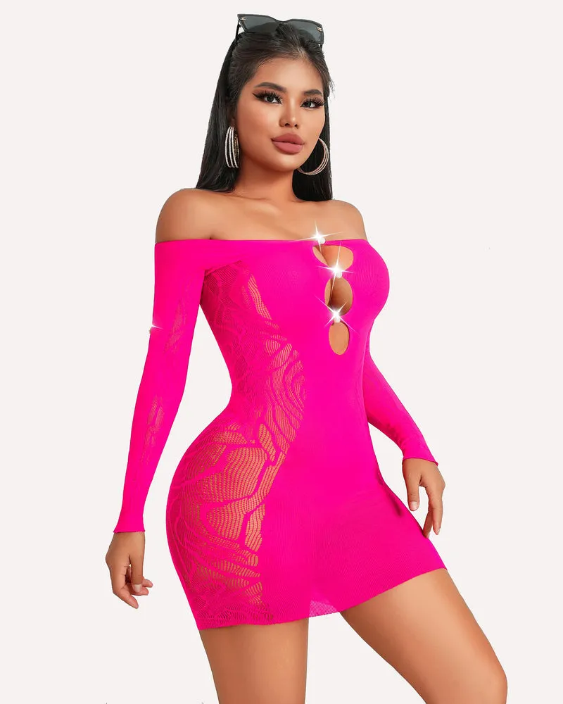 Fishnet Lingerie Bodycon Mini Dress