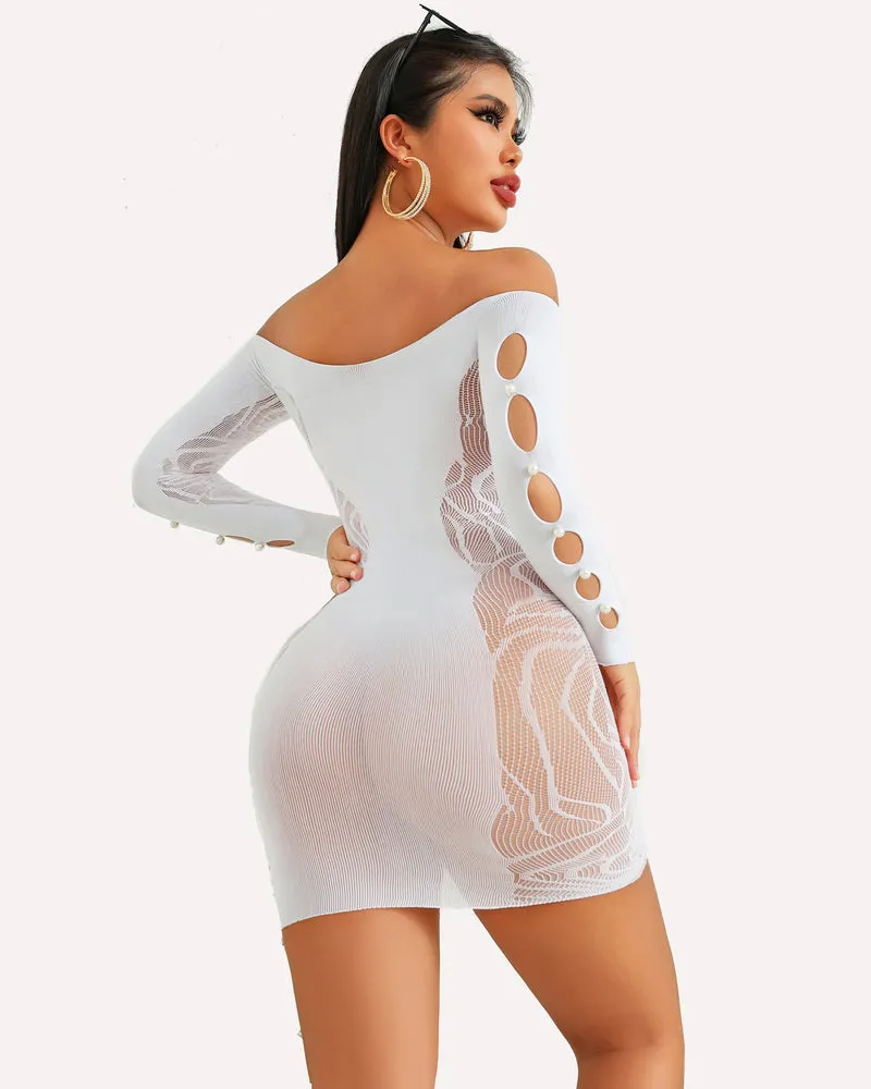 Fishnet Lingerie Bodycon Mini Dress