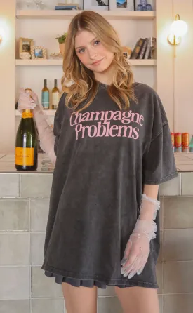 friday   saturday: champagne problems band t shirt