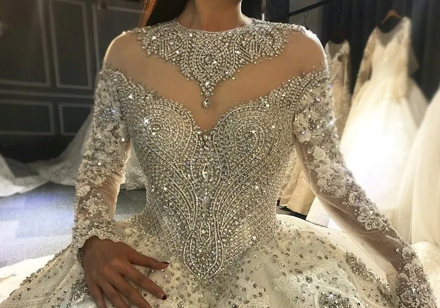 Full Beading Wedding Dress