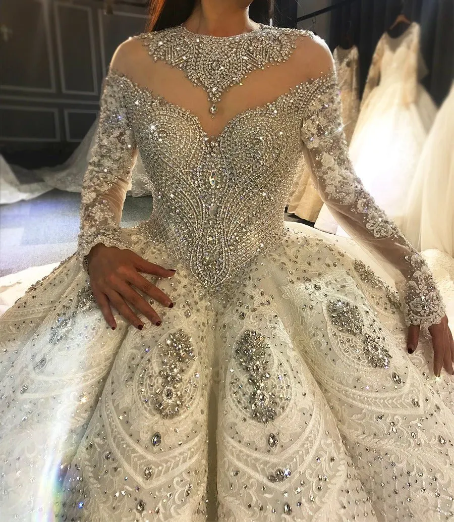 Full Beading Wedding Dress