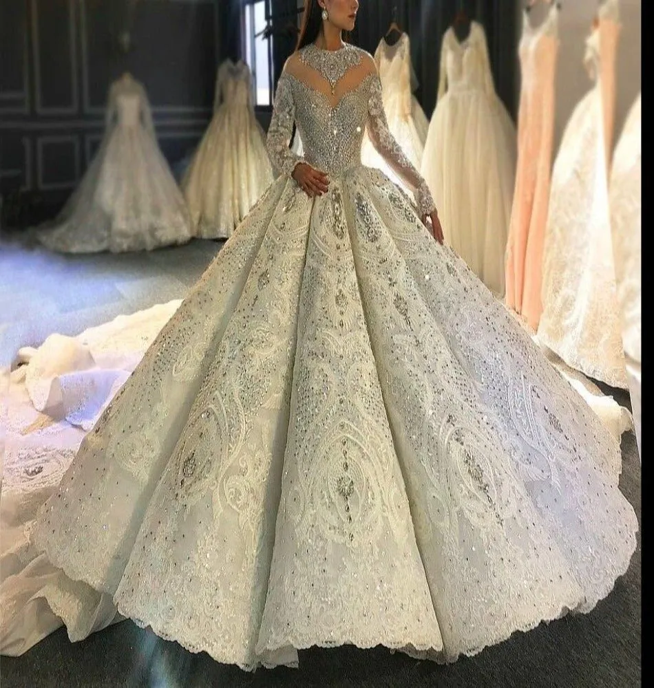 Full Beading Wedding Dress