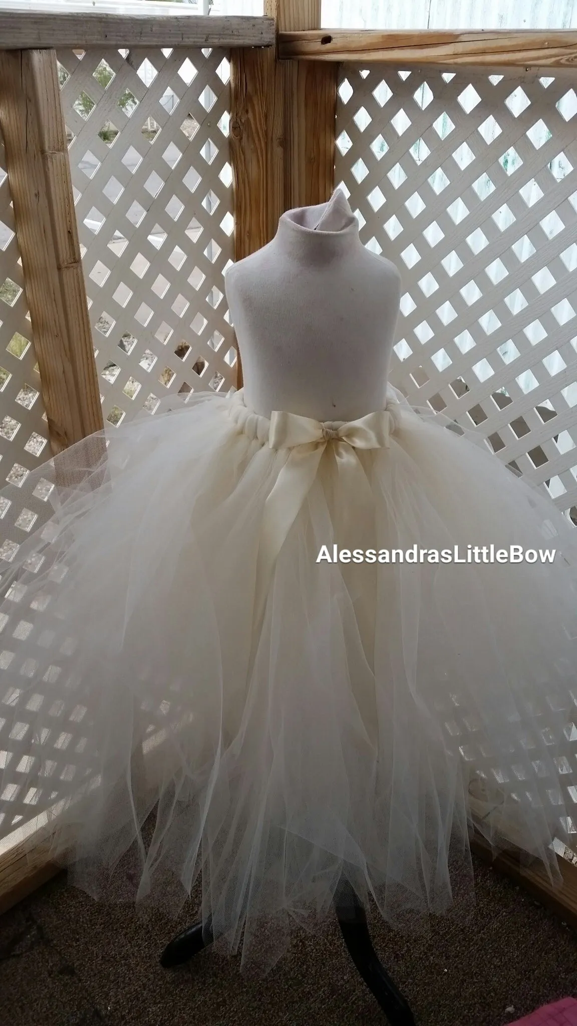 Full lenght flower girl tutu skirt pick color