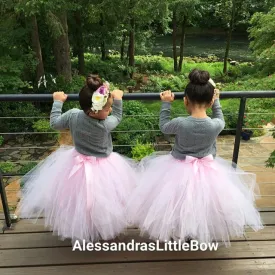 full lenght flower girl tutu skirt