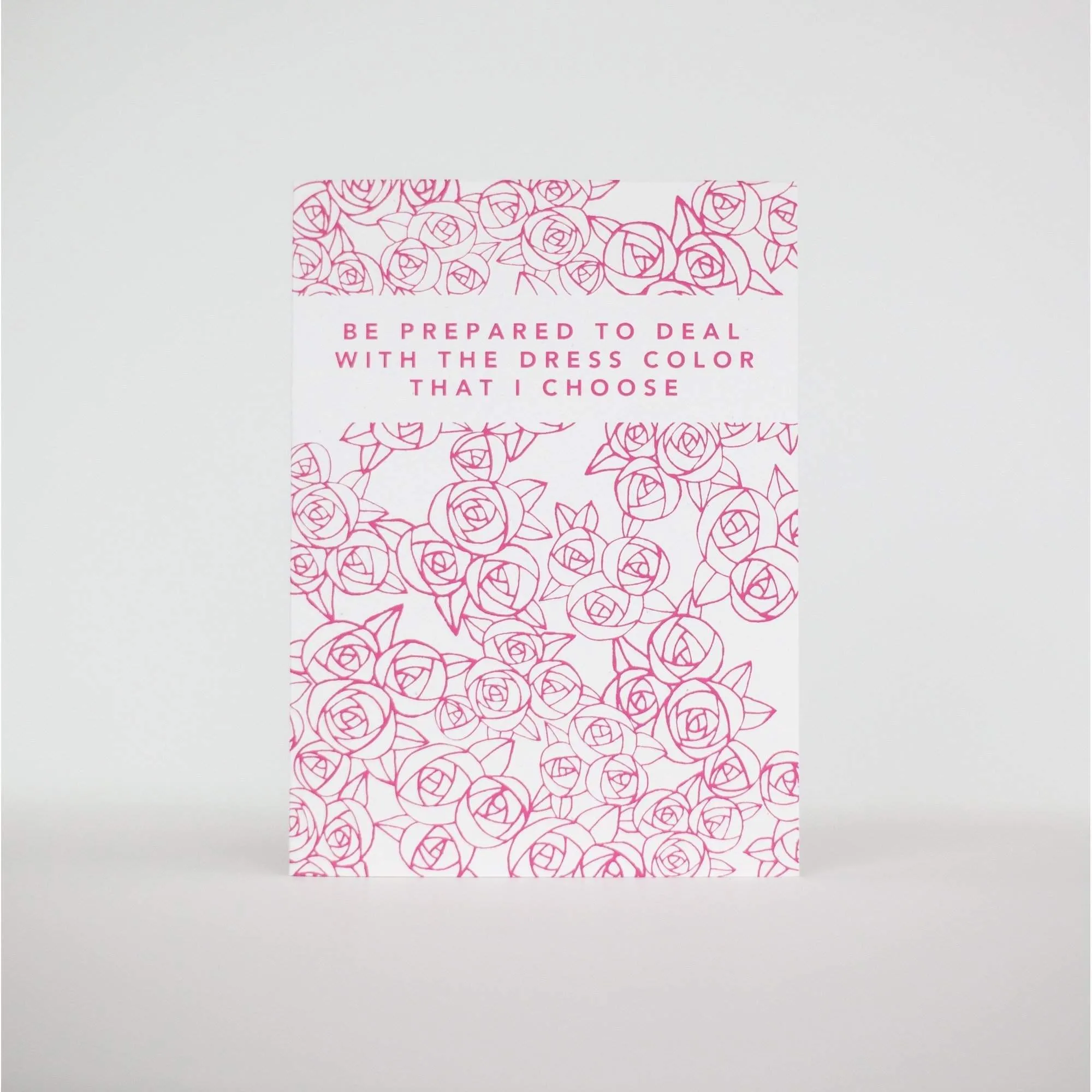 funny wedding card, be my bridesmaid dress color card