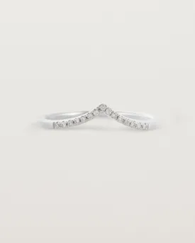 Gentle Point Ring | Champagne Diamonds