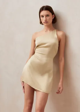 Gilda Cream Mini Dress