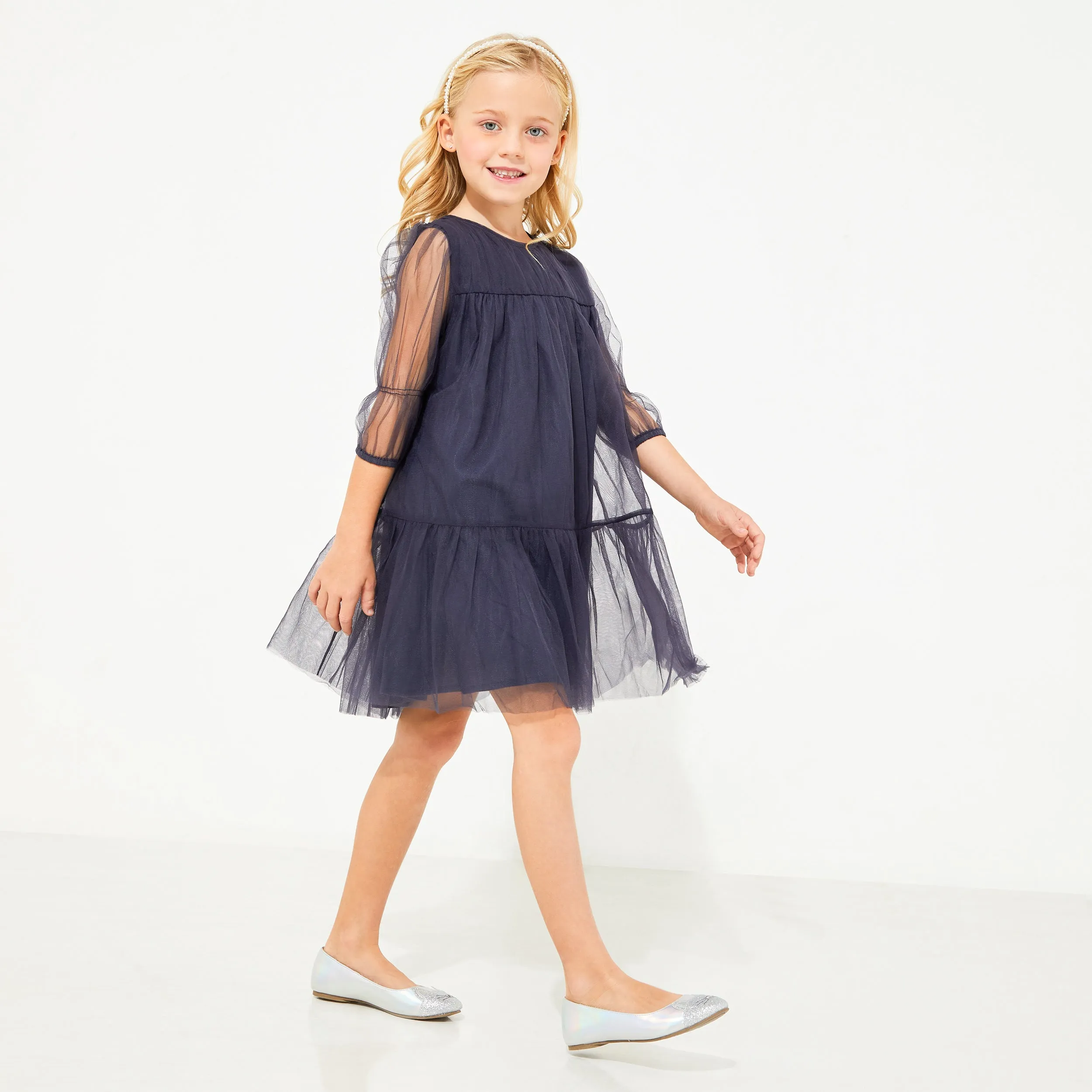 Kids Aegean Ruffle Dress