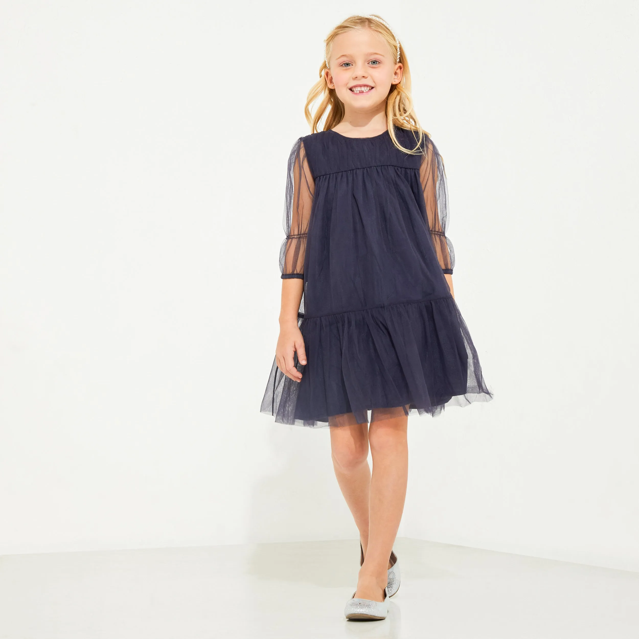 Kids Aegean Ruffle Dress