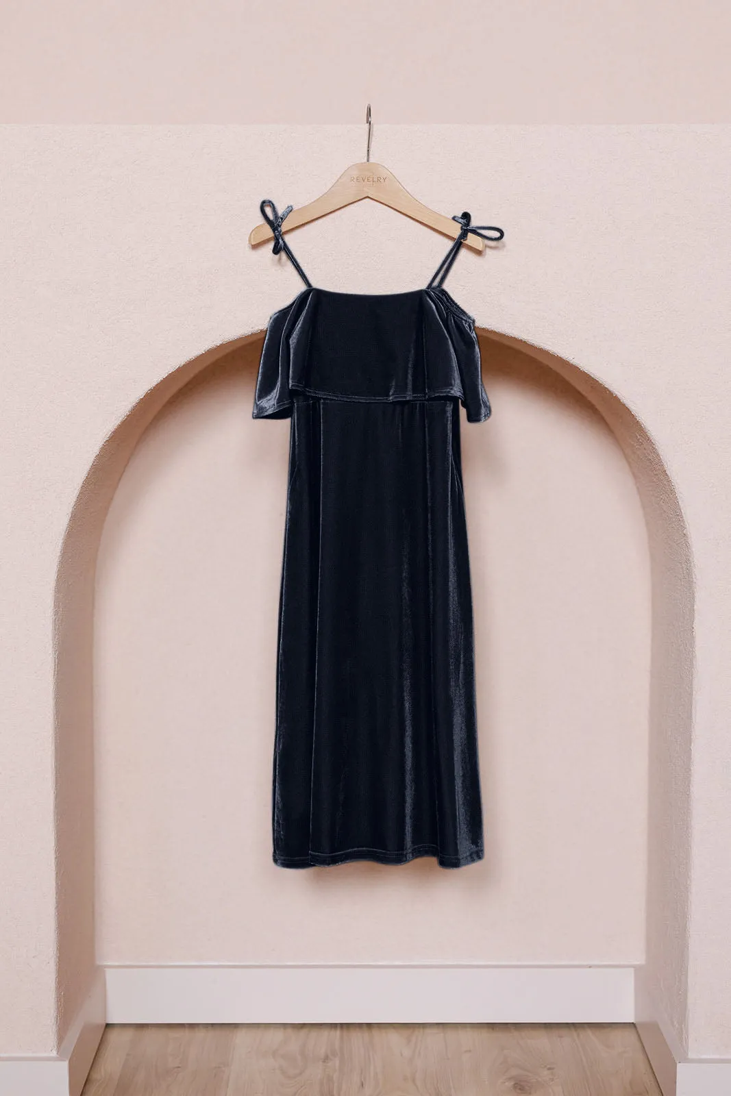 Kids Riley Convertible Velvet Dress | Made To Order