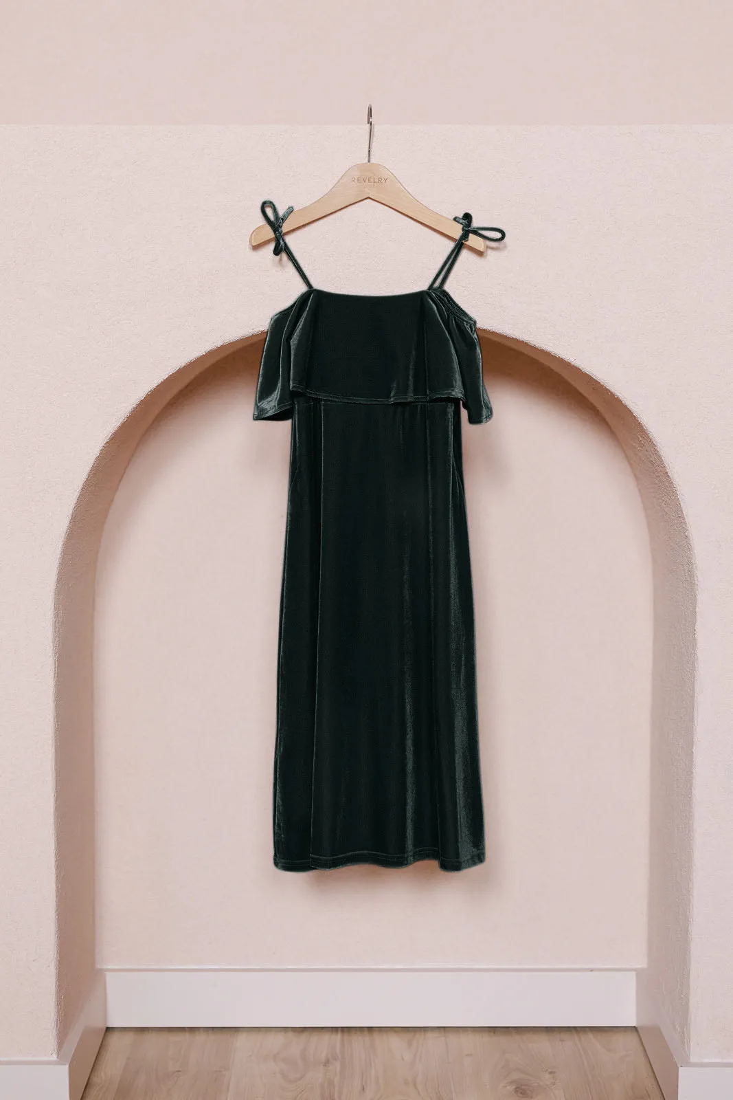 Kids Riley Convertible Velvet Dress | Made To Order