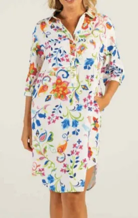 Linen  plaquet dress