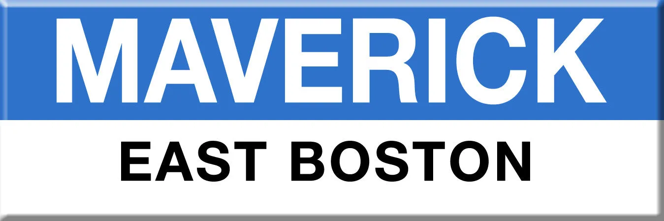 MBTA Blue Line Maverick Station Magnet