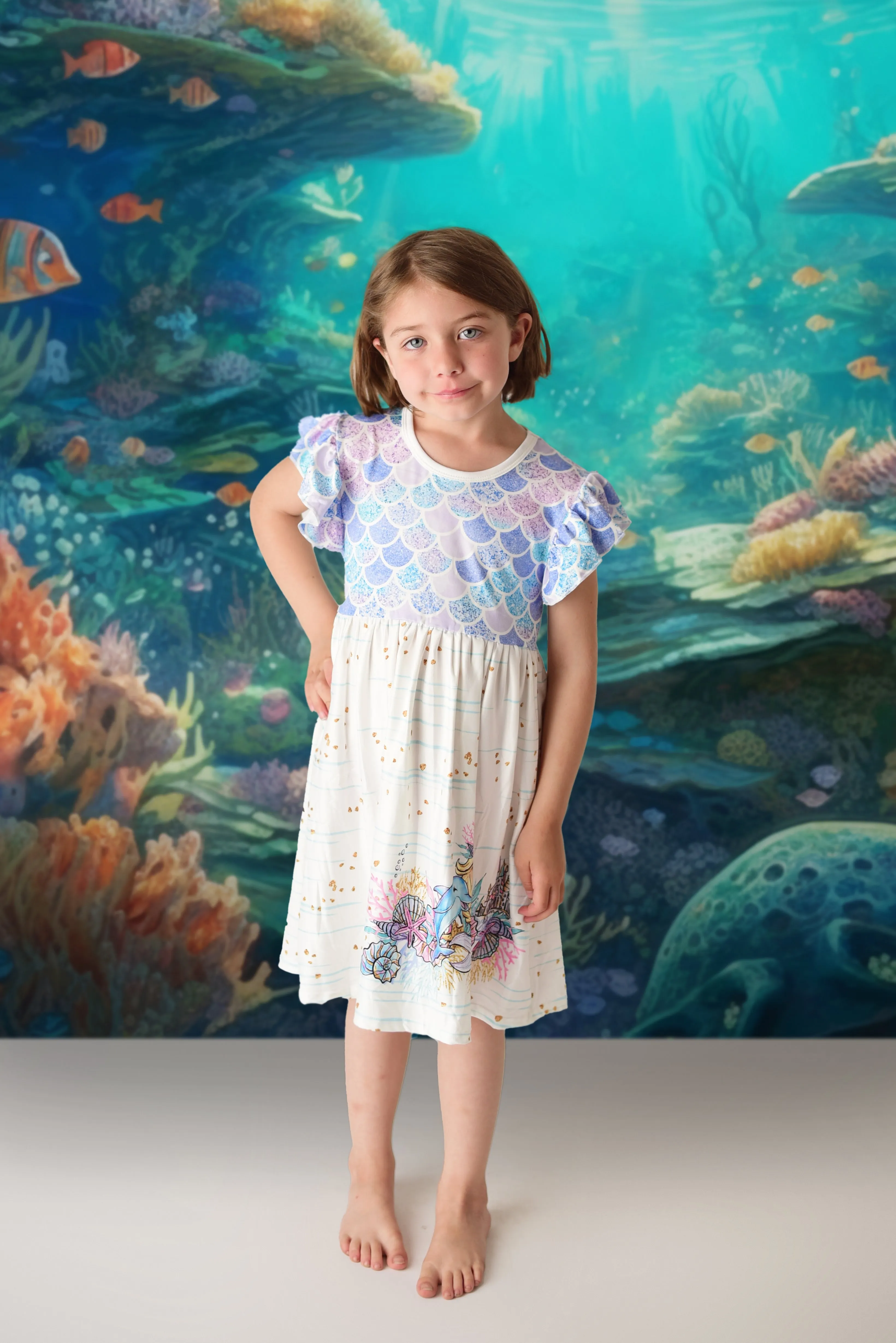 MERMAID UNDER THE WATER DRESS