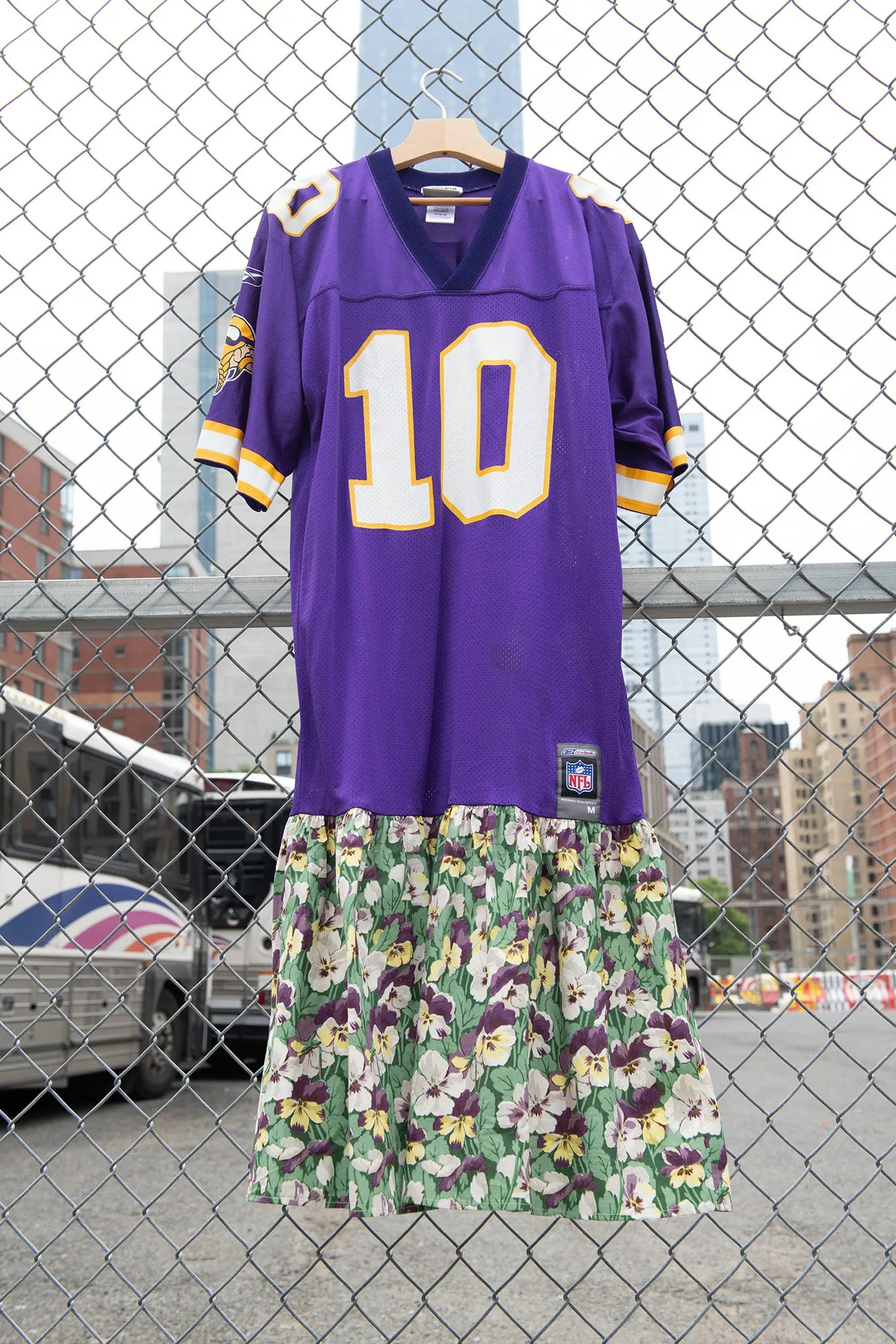 One-of-a-Kind Vintage Purple 10 Jersey Dress