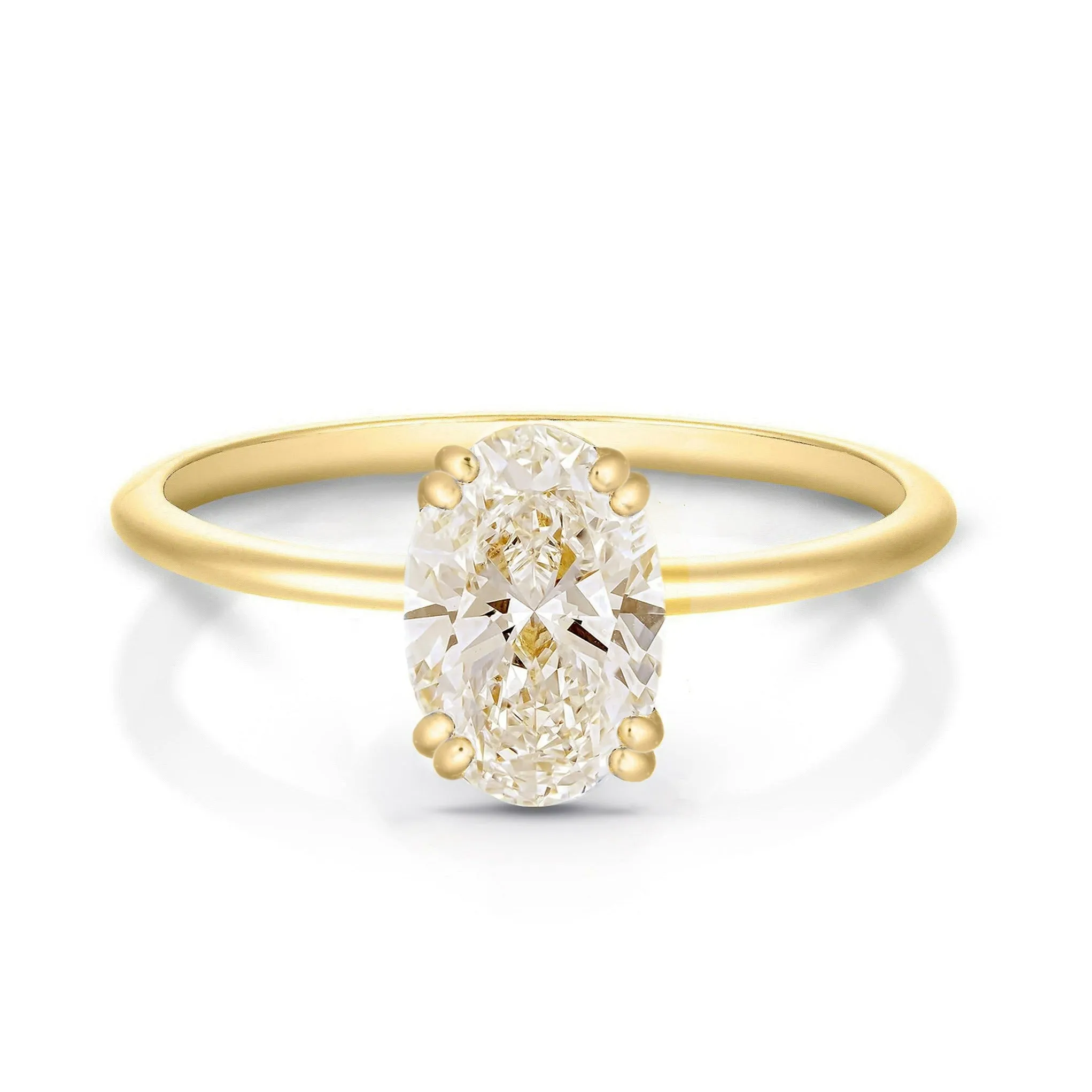 Oval Solitaire | diamond