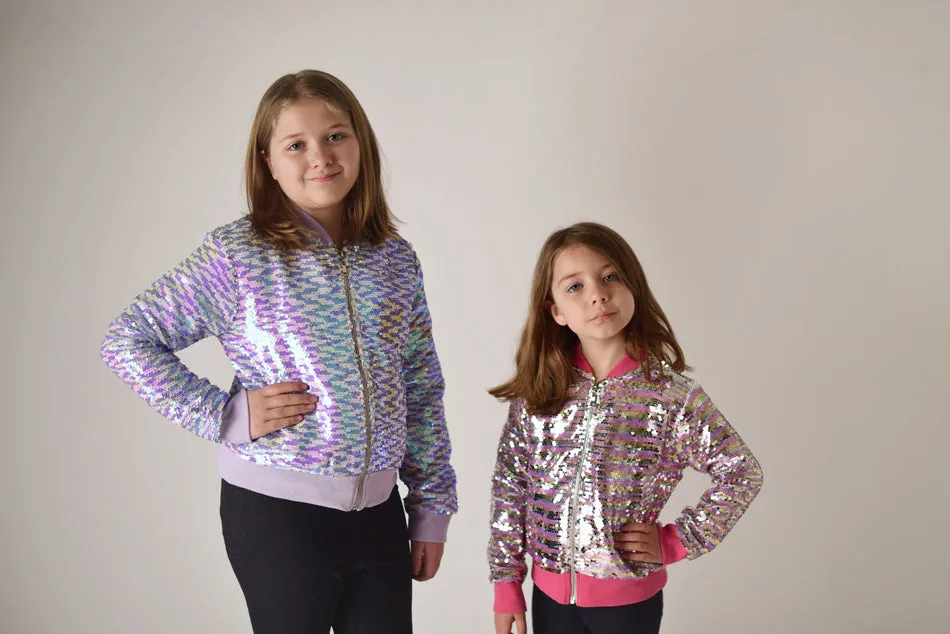 PERIWINKLE SPARKLE JACKET