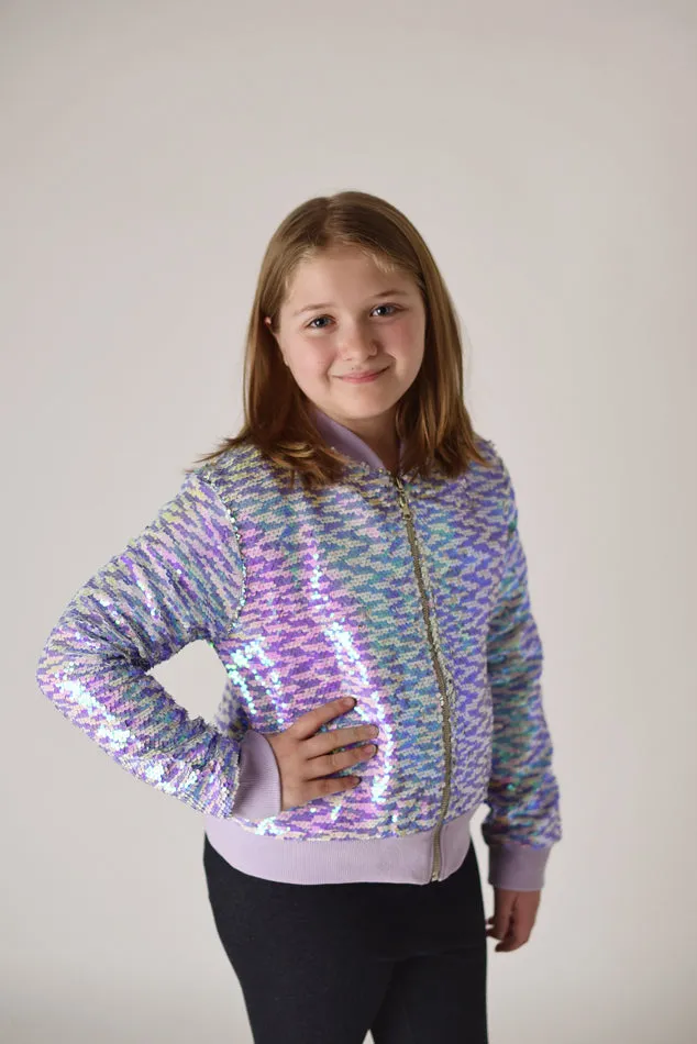 PERIWINKLE SPARKLE JACKET