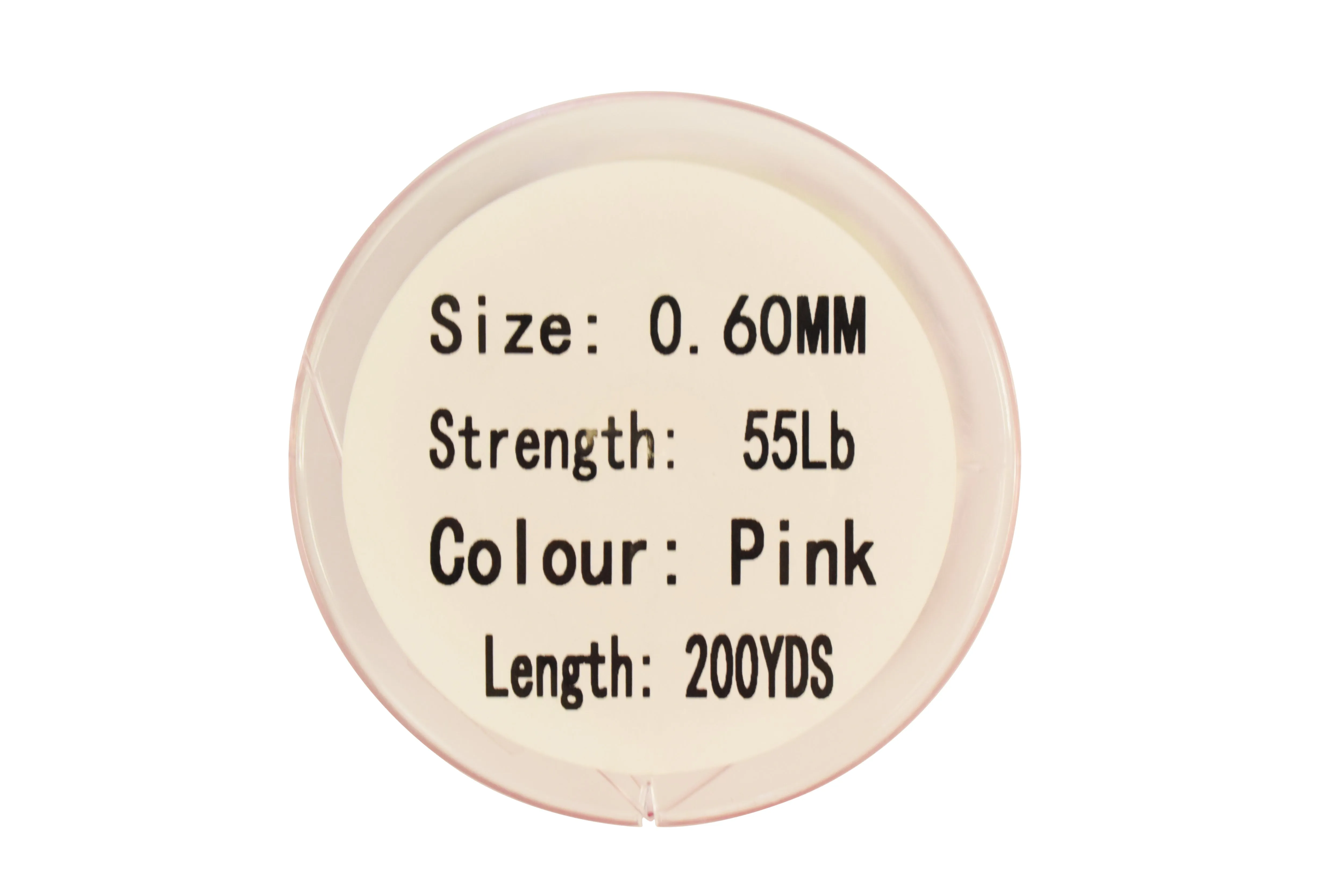 Pink Fluorocarbon Fishing Leader - 200 Yards | 10, 20, 30, or 55 lbs.