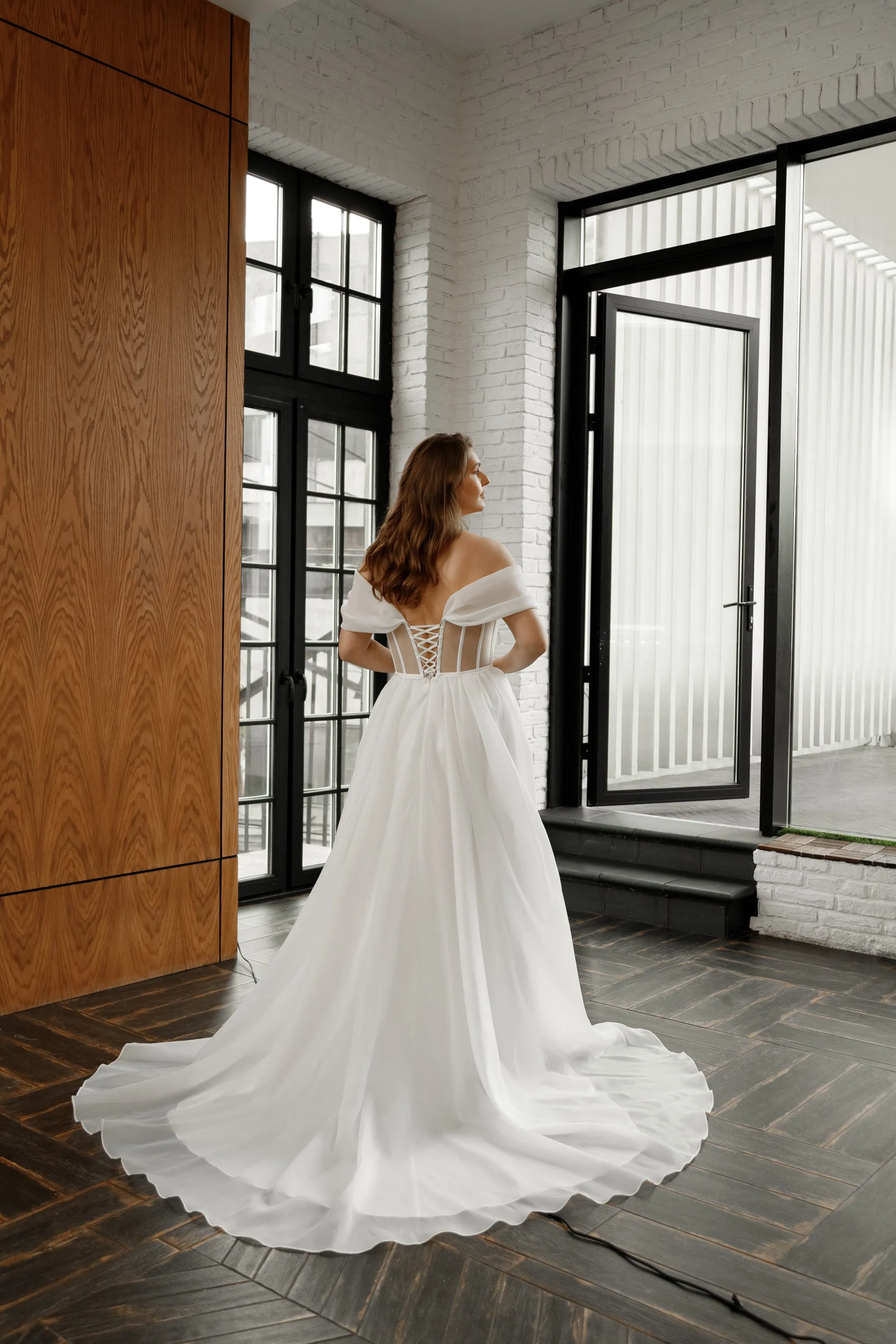 Plus Size Organza Wedding Dress Asa