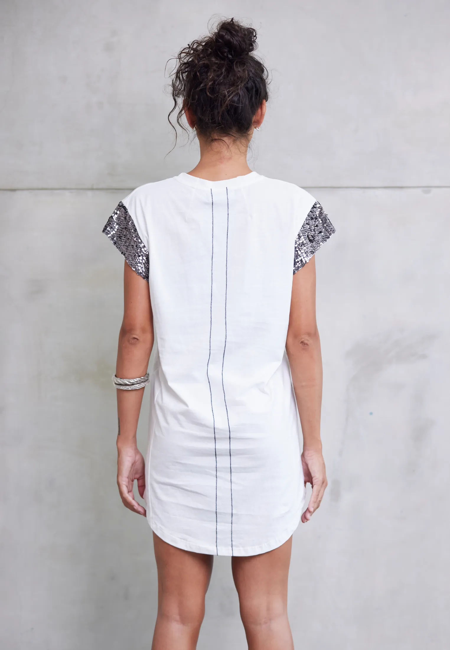 PUNK DRESS OFF WHITE