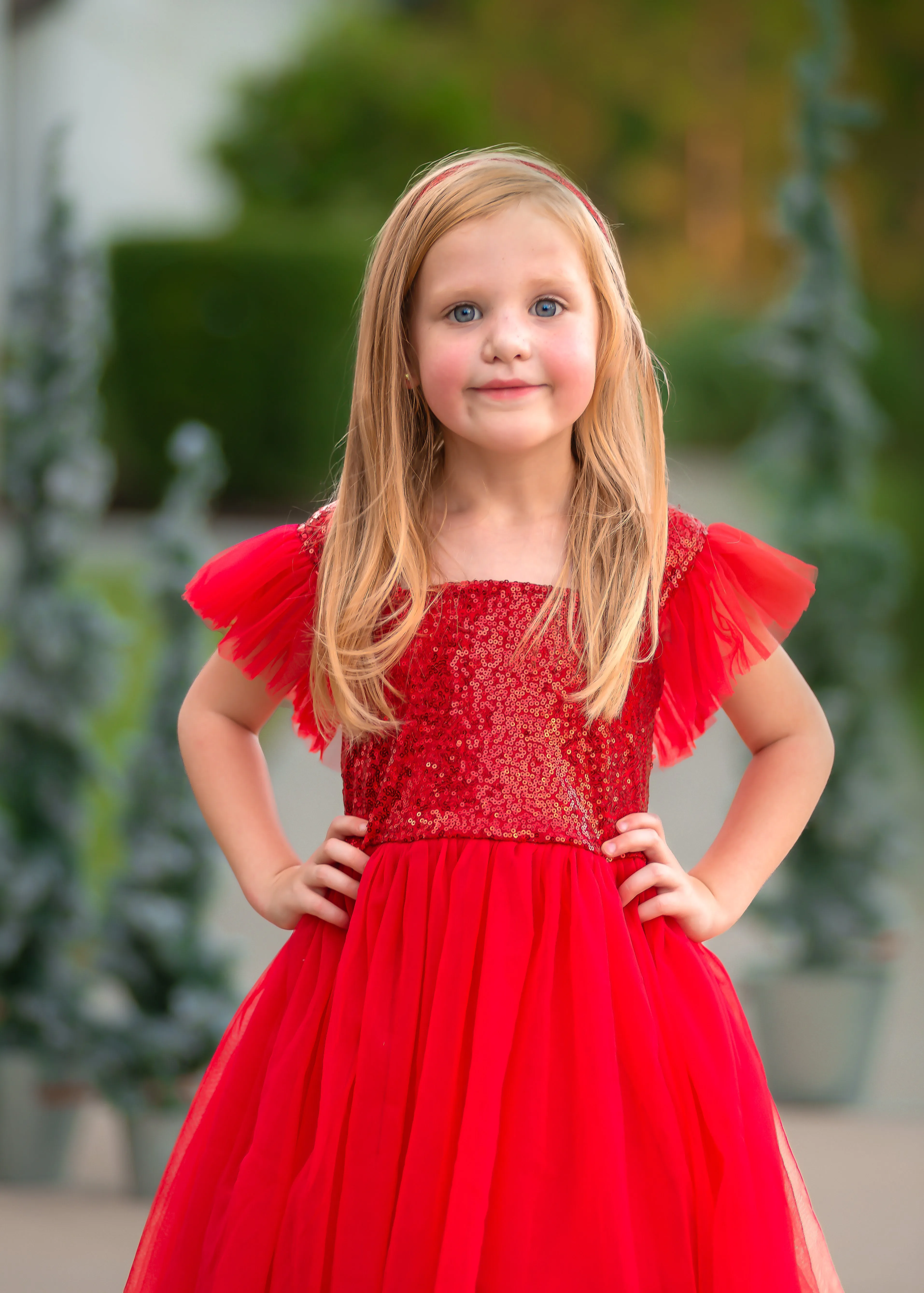 RED SPARKLE TUTU DRESS ! READY TO SHIP