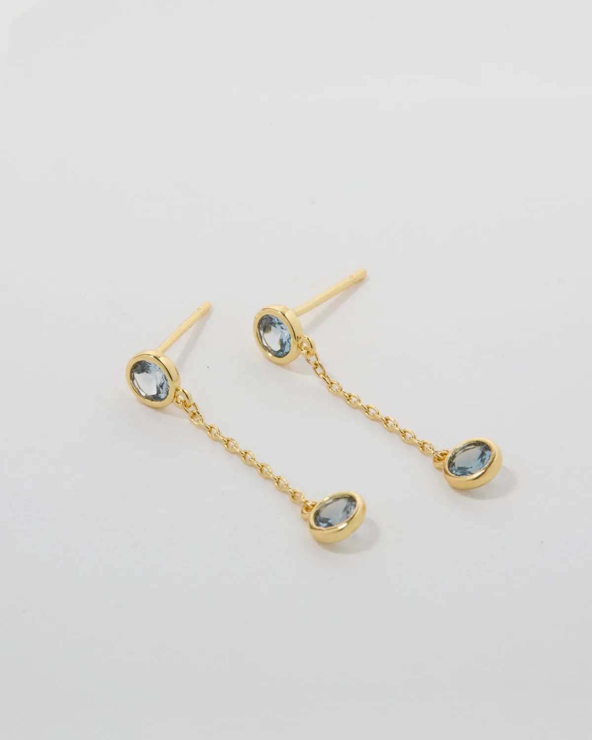 Something Blue Drop Earrings